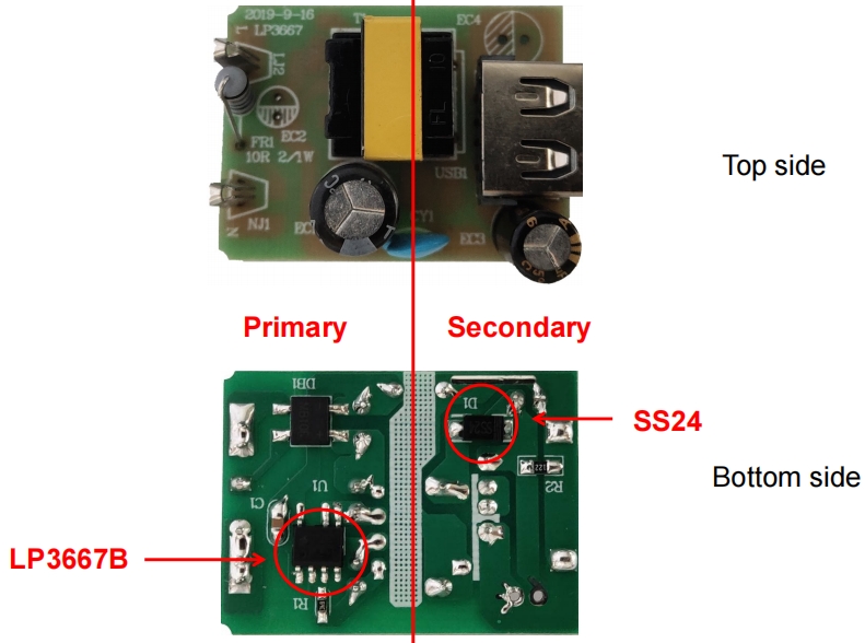 LP3667B 5V1A 充电器设计报告解析与测试评估，收藏备用