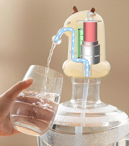 桶装水电动抽水器方案开发