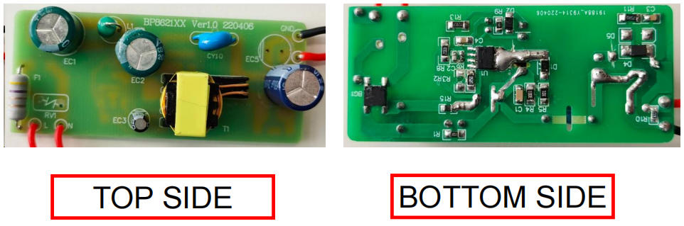BP86211D 12V/0.5A家用电器方案参考设计分析（电路实物图及BOM）