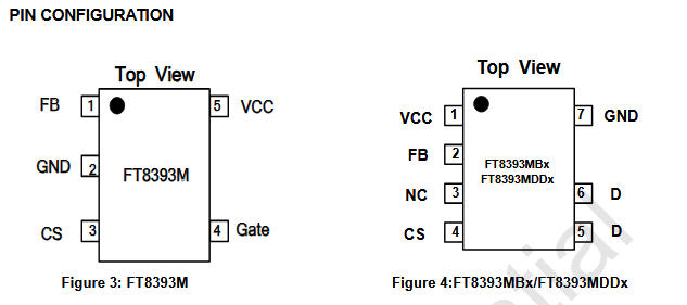 FT8393MDD1-DRB是什么芯片？5V3.4A离线式PSR恒流恒压控制芯片解析