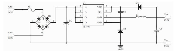 LP2601缺货用PL3380直接替代,SOP8贴片输出5V100mA脚位兼容