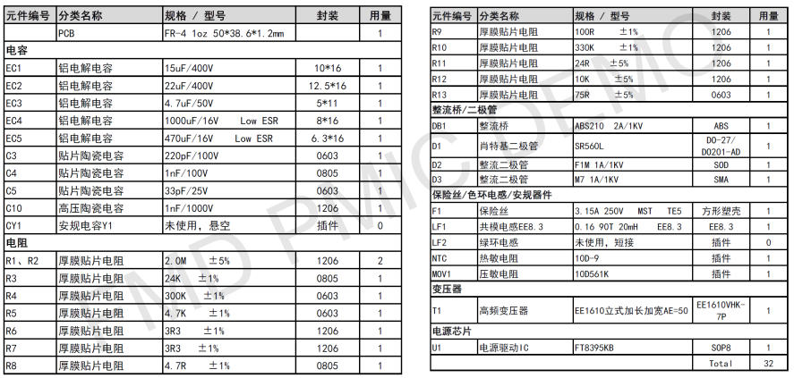 FT8395KB2低成本12V1.5A六级适配器电源方案（电路原理图）
